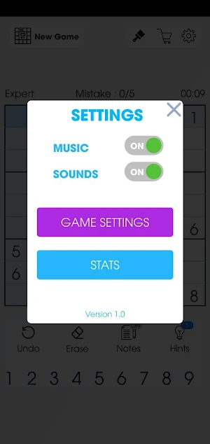 Sudoku classic Screenshot 0