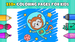 Coloring book - kids fun Games Screenshot 0