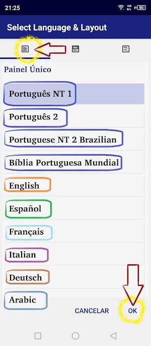 Português English Spanish Screenshot 1