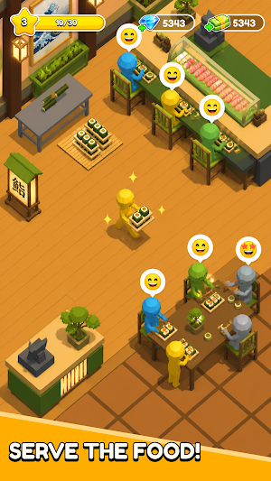 Sushi Please : Idle Restaurant Screenshot 2