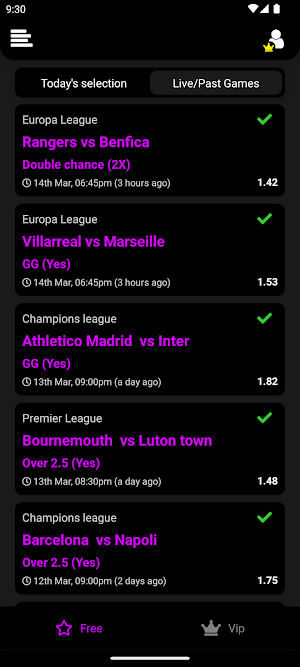 CHP Betting Tips Screenshot 2