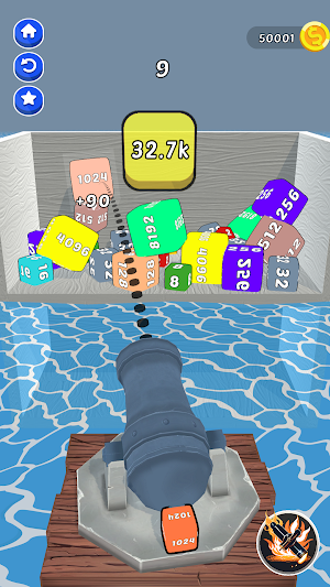 Cannon Merger 2048 Screenshot 2