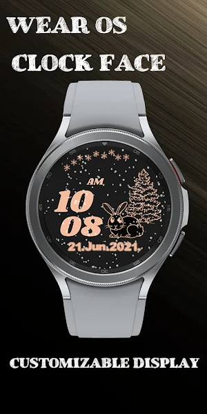 Rose Gold winter bunny snow Screenshot 2