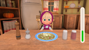 Masha and the Bear Cooking 3D Screenshot 1
