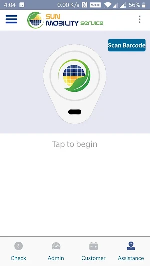SUN Mobility Service App Screenshot 2