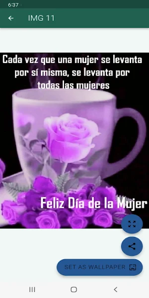 Día de la mujer Frases bonitas Screenshot 3