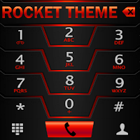 Theme Darkcity red Rocketdial