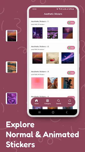 Aesthetic Stickers Screenshot 3