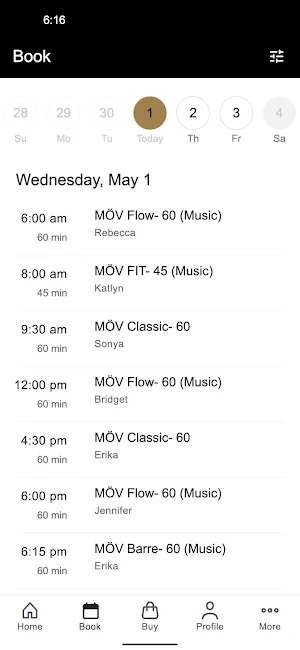 MOV Hot Yoga Screenshot 1