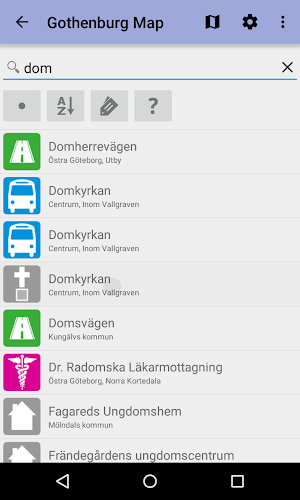 Gothenburg Offline City Map Screenshot 2
