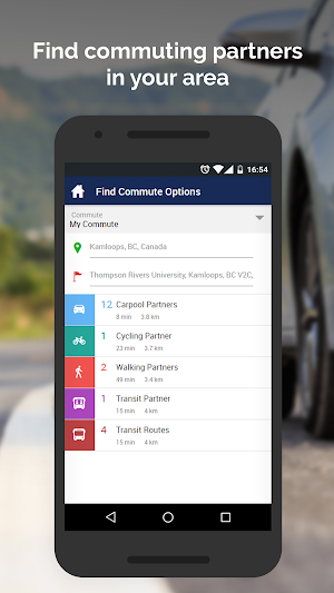 TRU Rideshare – Find TRU commute options Screenshot 3
