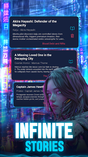 Infinite Scribe CYOA RPG Story Screenshot 0