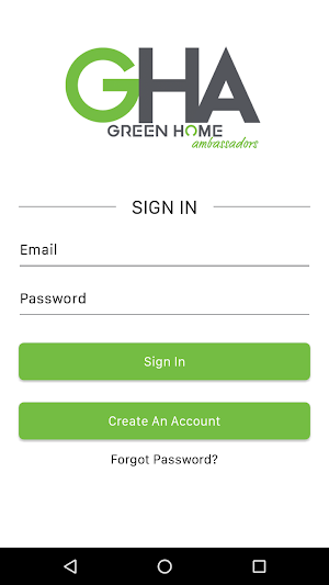 Green Home Ambassador Screenshot 1