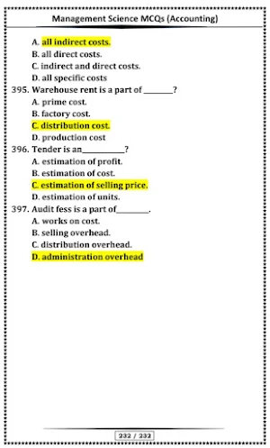 Management Science MCQs Screenshot 3