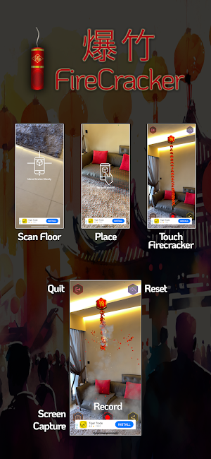 AR Firecracker CNY Celebration Screenshot 0