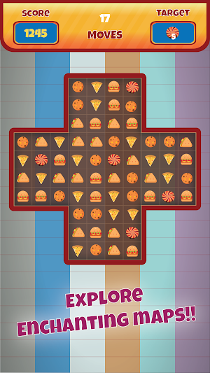 Candy Pizza Match 3D Epic Game Screenshot 0