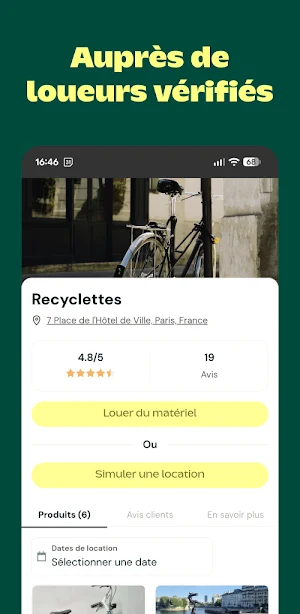 Lokki - location vélo matériel Screenshot 2