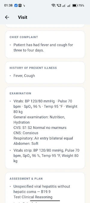 MedQuePMS Patient Screenshot 2