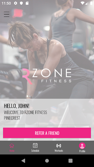RZone Fitness Screenshot 1