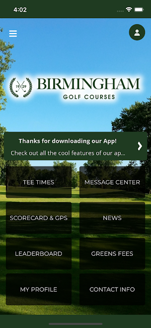 Golf Birmingham Screenshot 1