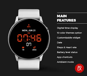 Digital LED Watch Face Screenshot 1