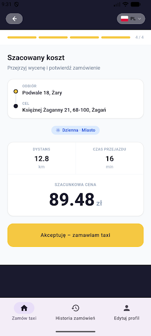 TaxiMobile Screenshot 0