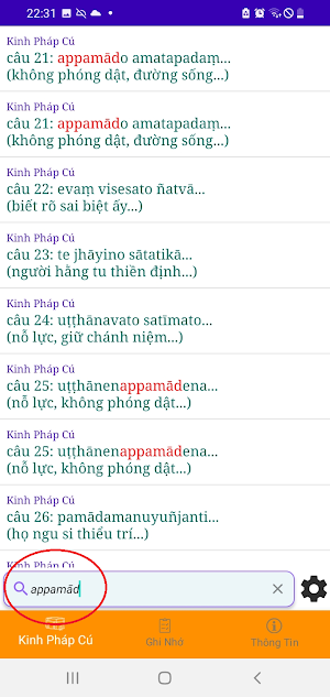 KINH PHÁP CÚ THERAVĀDA Screenshot 1