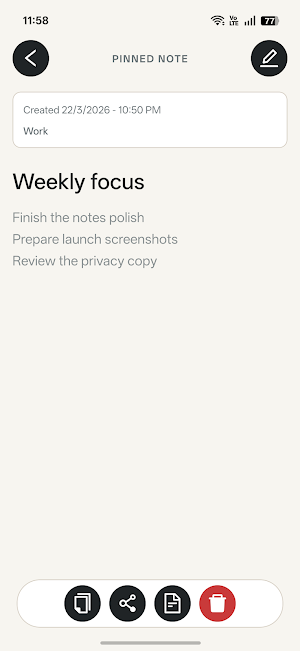 Local Notes: Notepad & Voice Screenshot 2