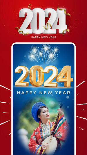 New Year Photo Frame 2024 Screenshot 2