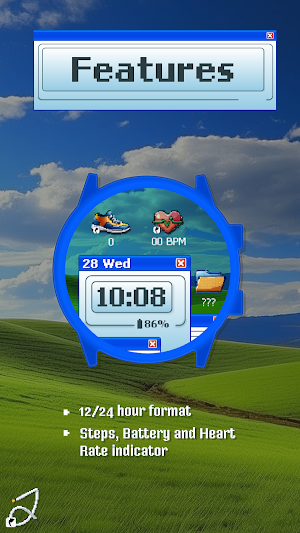 Simple XP Watch Face Screenshot 1