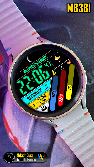 Digital Watch Face MB381 Screenshot 3