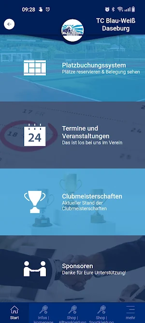 1. TC Blau-Weiß Daseburg Screenshot 2