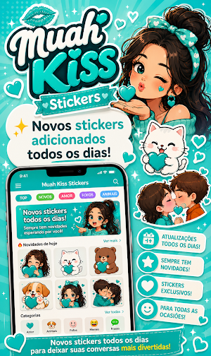 Muah Kiss Stickers - WASticker Screenshot 1