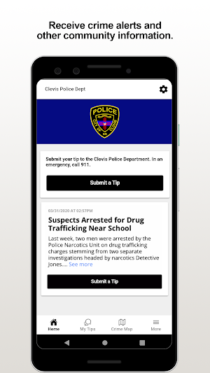 Clovis PD screenshot 1