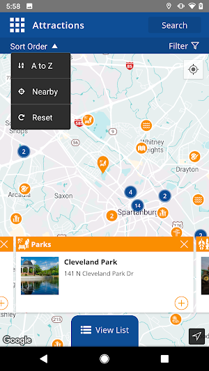 Southeast Tourism Screenshot 3