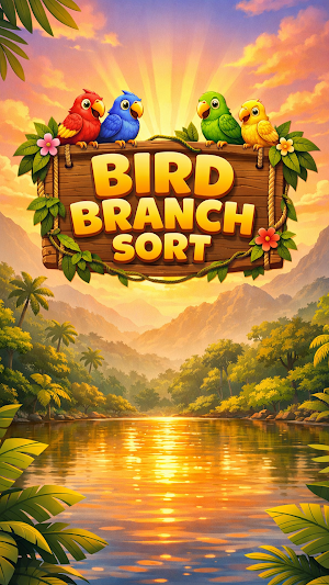 Bird Branch Sort: Color Puzzle Screenshot 0