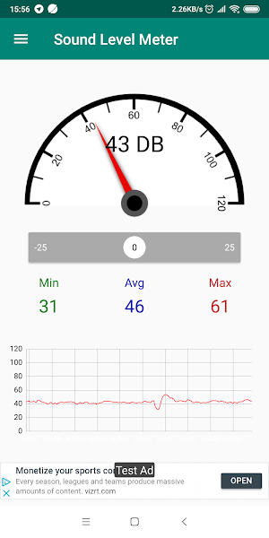 Sound Level Meter Screenshot 0
