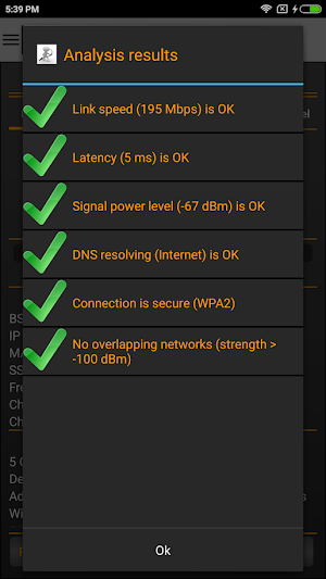 WiFi Analyzer Classic Screenshot 3