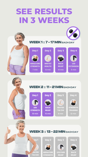 Chair Yoga for Seniors-EasyFIT Screenshot 1