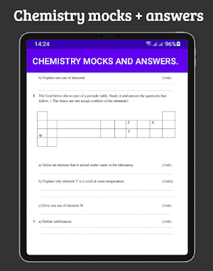 Chemistry; mocks & answers Screenshot 3