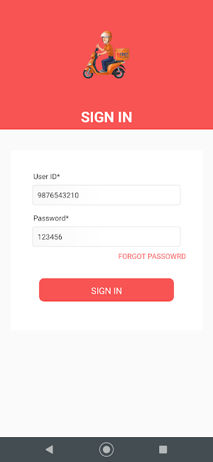Kart Supermarket-Delivery Boy App Screenshot 0