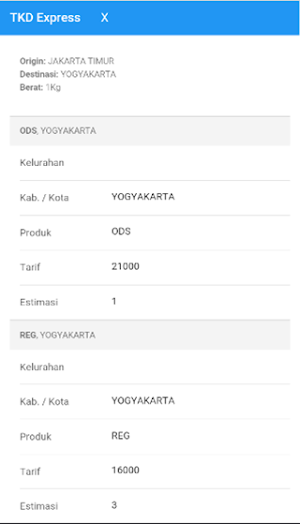 TKD Express Screenshot 2
