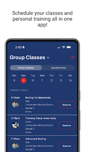 Contenders Boxing Studio Screenshot 2