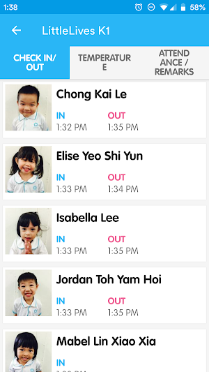 LittleLives Check In Screenshot 2