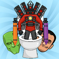 Skibidi Toilet Coloring Book