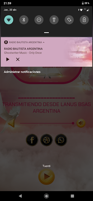 RADIO BAUTISTA ARGENTINA Screenshot 3