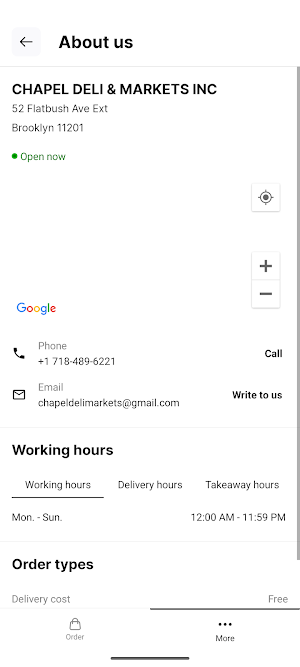 CHAPEL DELI & MARKETS Screenshot 1