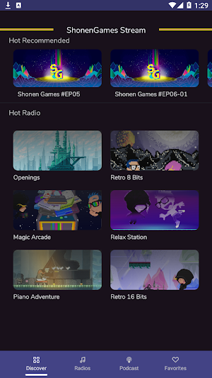 Shonen Games Podcast/Radio Screenshot 2