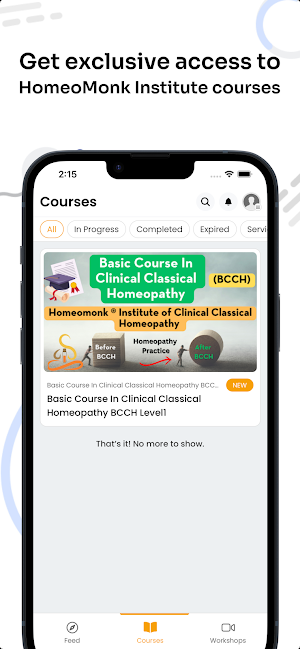 HomeoMonk Institute Screenshot 2