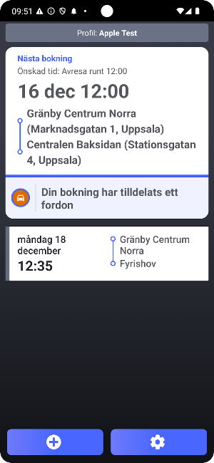 Mina resor Uppsala kommun Screenshot 1